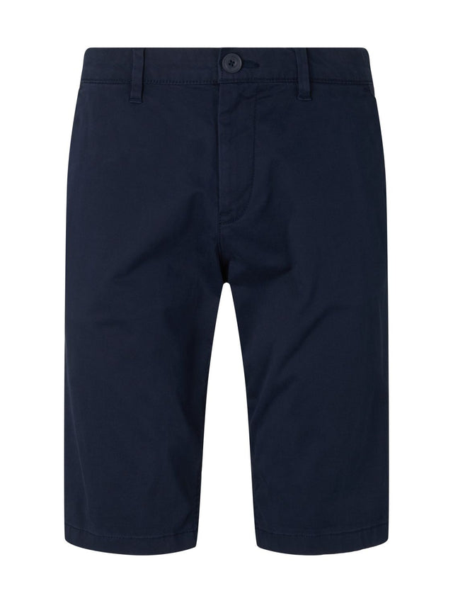Tom Tailor Herren Chino Short JOSH Blau Grau Beige