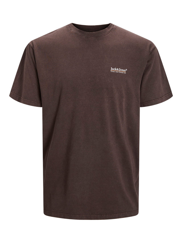 Jack & Jones Herren Rundhals T-Shirt  JORFIREFLY BACKPHOTO - Relaxed Fit