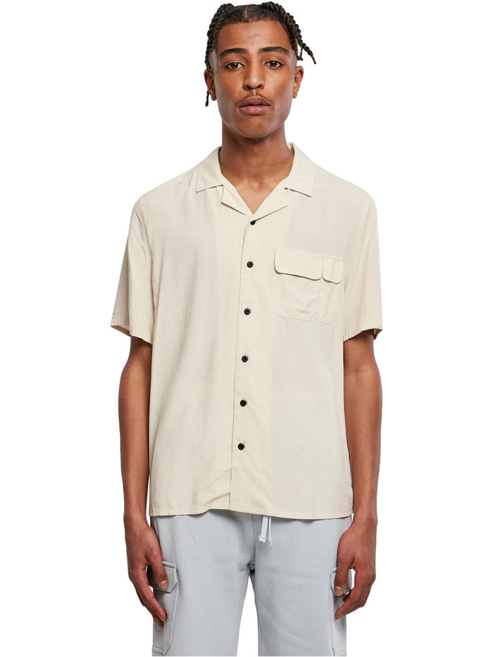 Urban Classics Herren Freizeithemd VISCOSE CAMP - Regular Fit