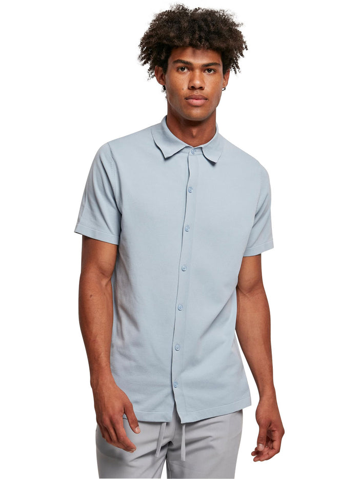 Urban Classics Herren Freizeithemd KNITTED - Regular Fit