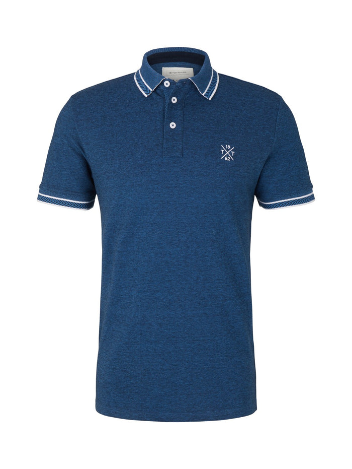 Tom Tailor Herren Poloshirt TWOTONED
