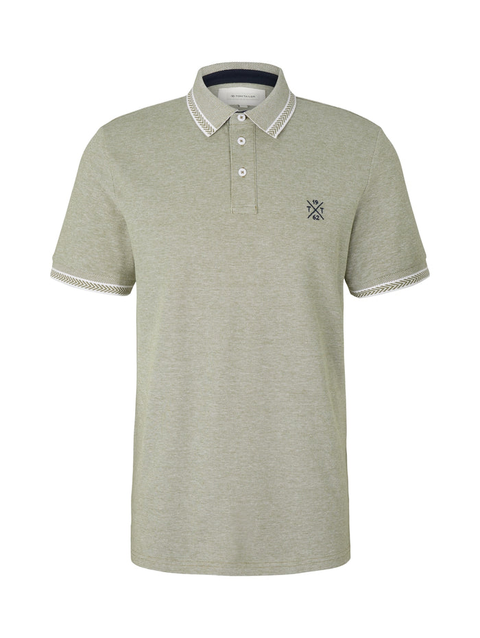 Tom Tailor Herren Poloshirt TWOTONED