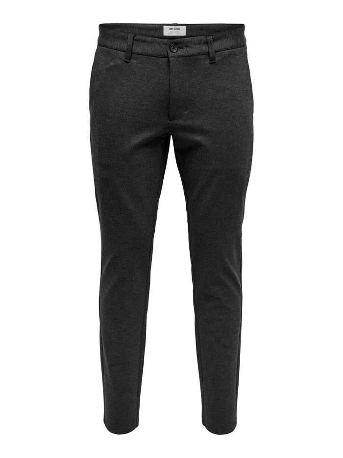 Only & Sons Herren Chino Hose ONSMARK - Slim Fit - Schwarz Grau Blau Grün