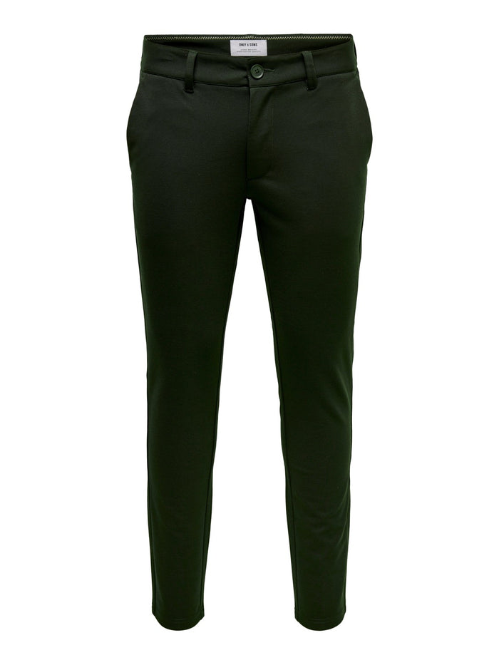 Only & Sons Herren Chino Hose ONSMARK - Slim Fit - Schwarz Grau Blau Grün
