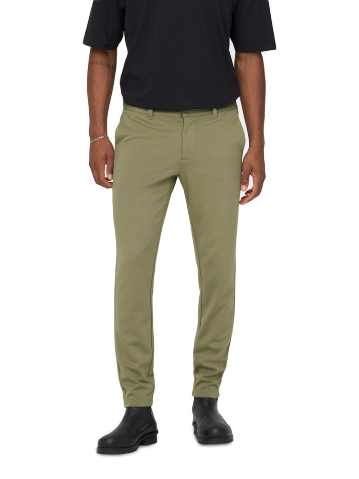 Only & Sons Herren Chino Hose ONSMARK - Slim Fit - Schwarz Grau Blau Grün