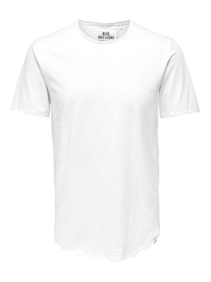 Only & Sons Herren Rundhals T-Shirt ONSBENNE LONGY - Regular Fit