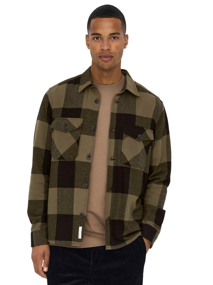 Only & Sons Herren Freizeit Hemd ONSMILO - Regular Fit