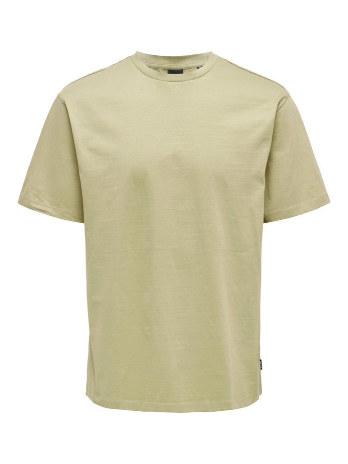 Only & Sons Herren Rundhals T-Shirt ONSFRED - Relaxed Fit