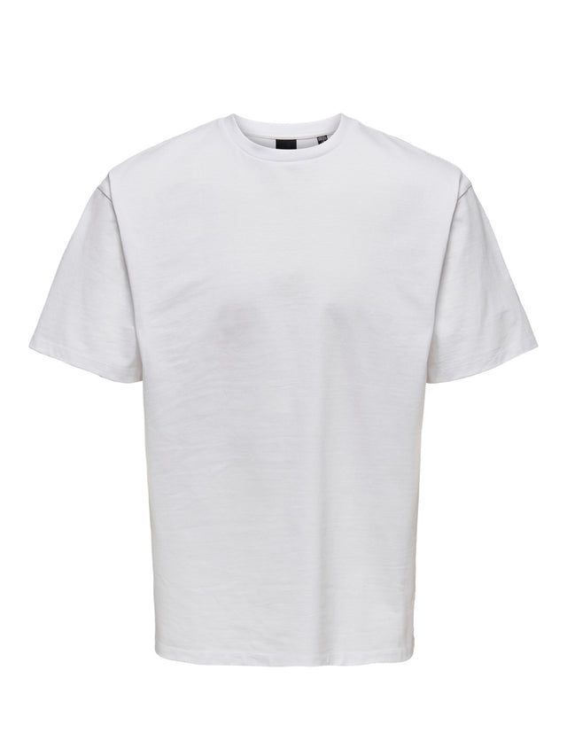 Only & Sons Herren Rundhals T-Shirt ONSFRED - Relaxed Fit