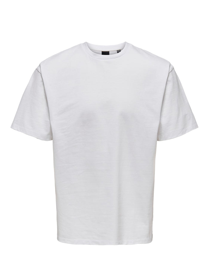 Only & Sons Herren Rundhals T-Shirt ONSFRED - Relaxed Fit