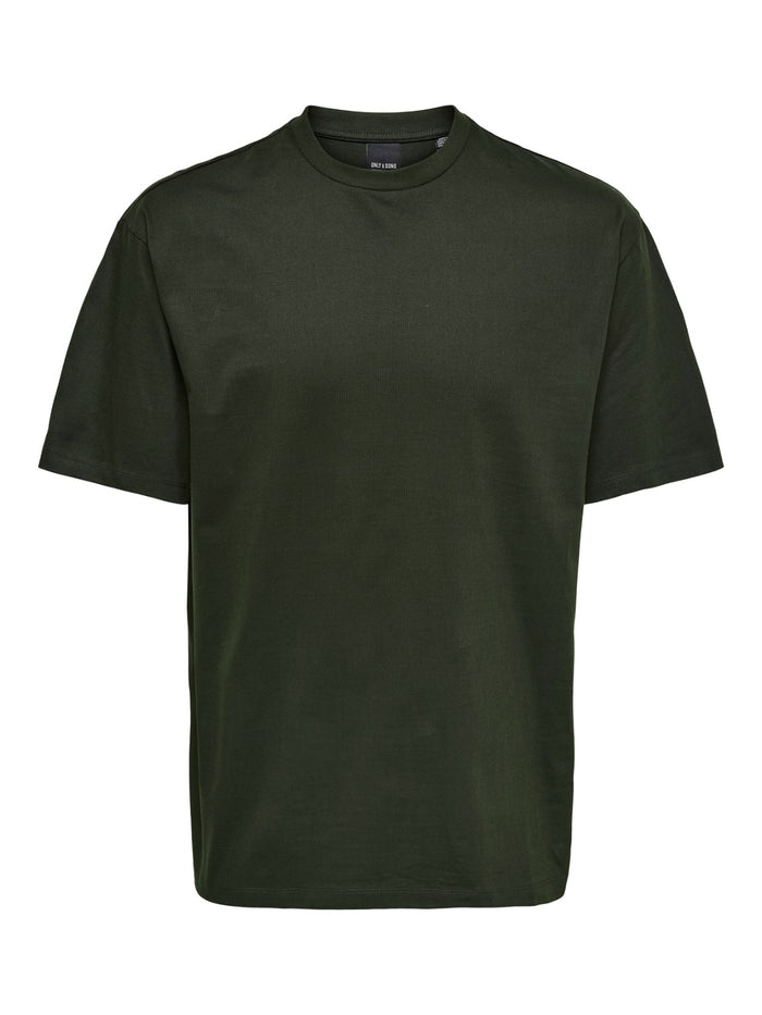 Only & Sons Herren Rundhals T-Shirt ONSFRED - Relaxed Fit