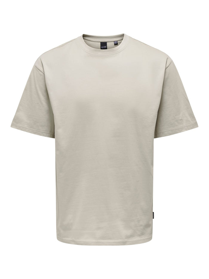 Only & Sons Herren Rundhals T-Shirt ONSFRED - Relaxed Fit
