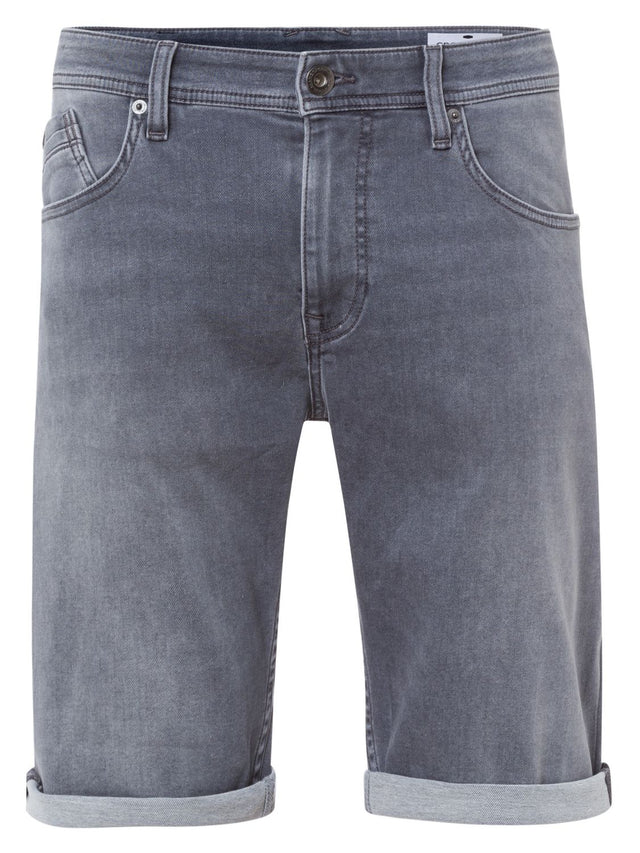 Cross Jeans Herren Jeans Short LEOM - Regular Fit - Grau Blau Schwarz