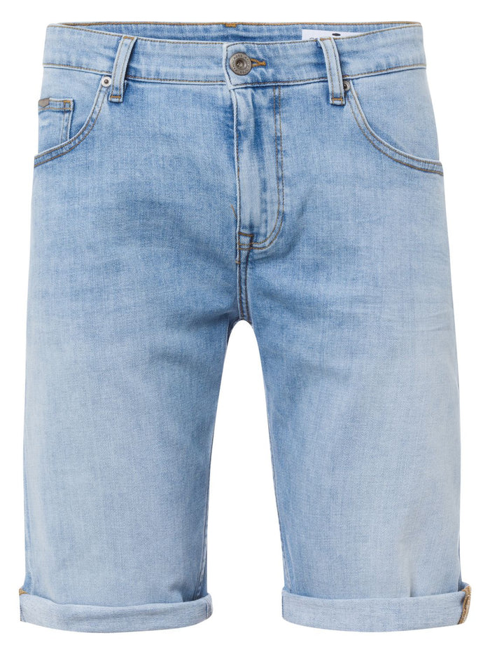 Cross Jeans Herren Jeans Short LEOM - Regular Fit - Grau Blau Schwarz