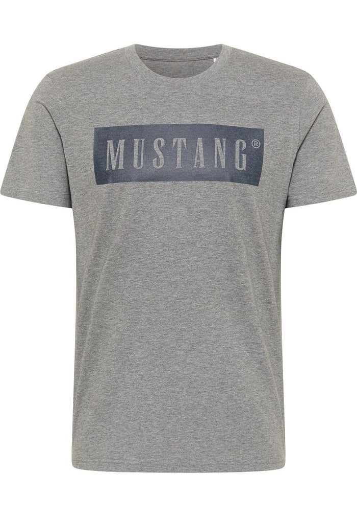 Mustang Herren T-Shirt ALEX C LOGO - Regular Fit