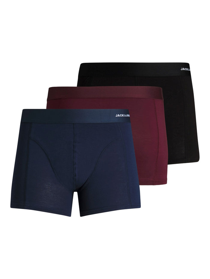 Jack & Jones Herren Boxershort JACBASIC BAMBOO TRUNKS 3er Pack