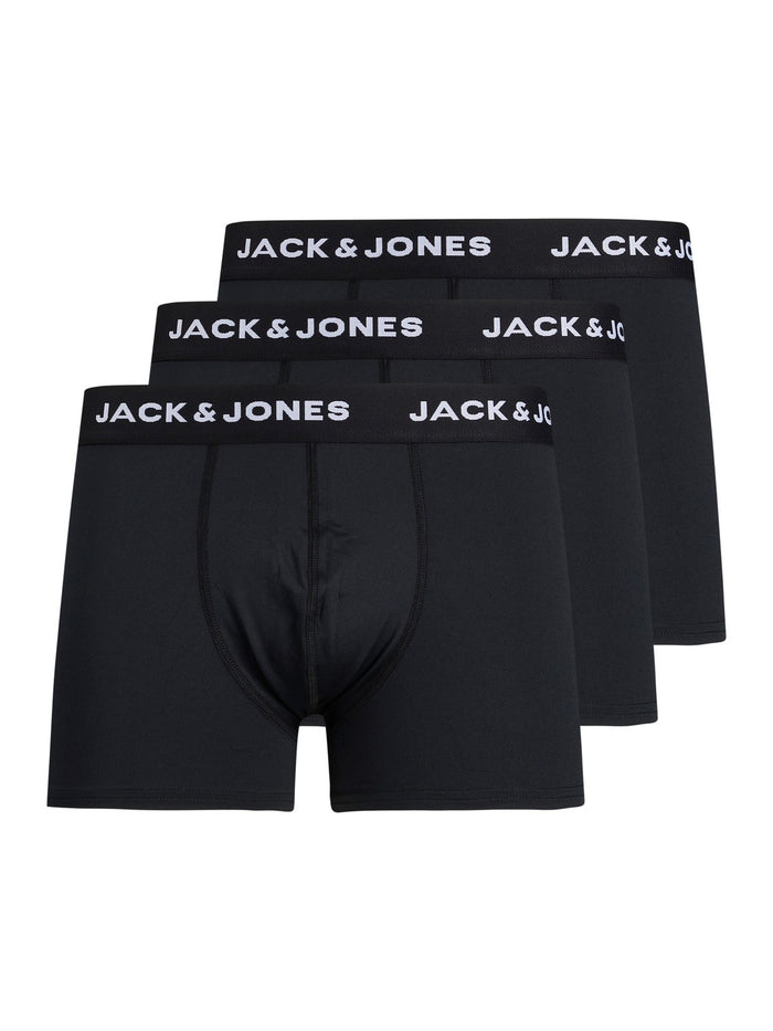 Jack & Jones Herren Boxershort JACBASE MICROFIBER TRUNKS 3er Pack