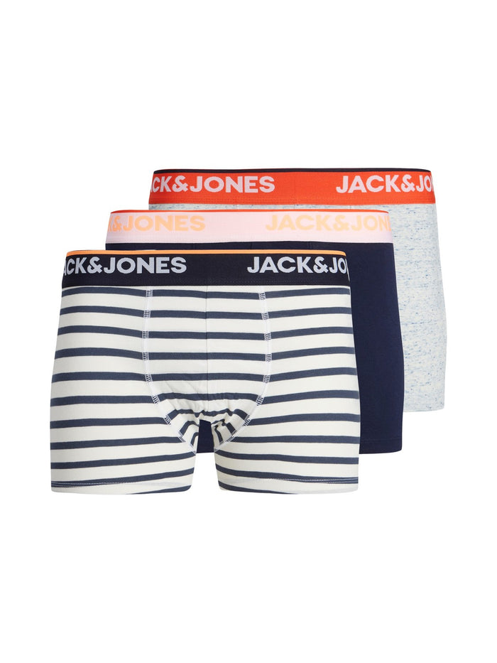 Jack & Jones Herren Boxershort JACDAVE TRUNKS 3er Pack