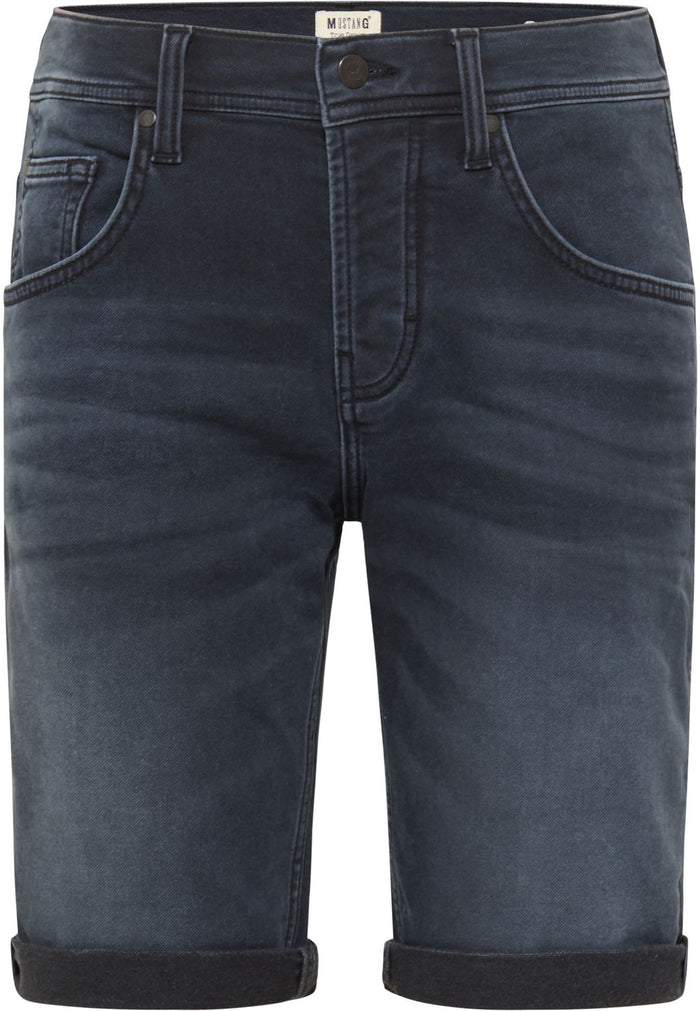 Mustang Herren Jeans Short CHICAGO - Blau - Dark Blue Denim