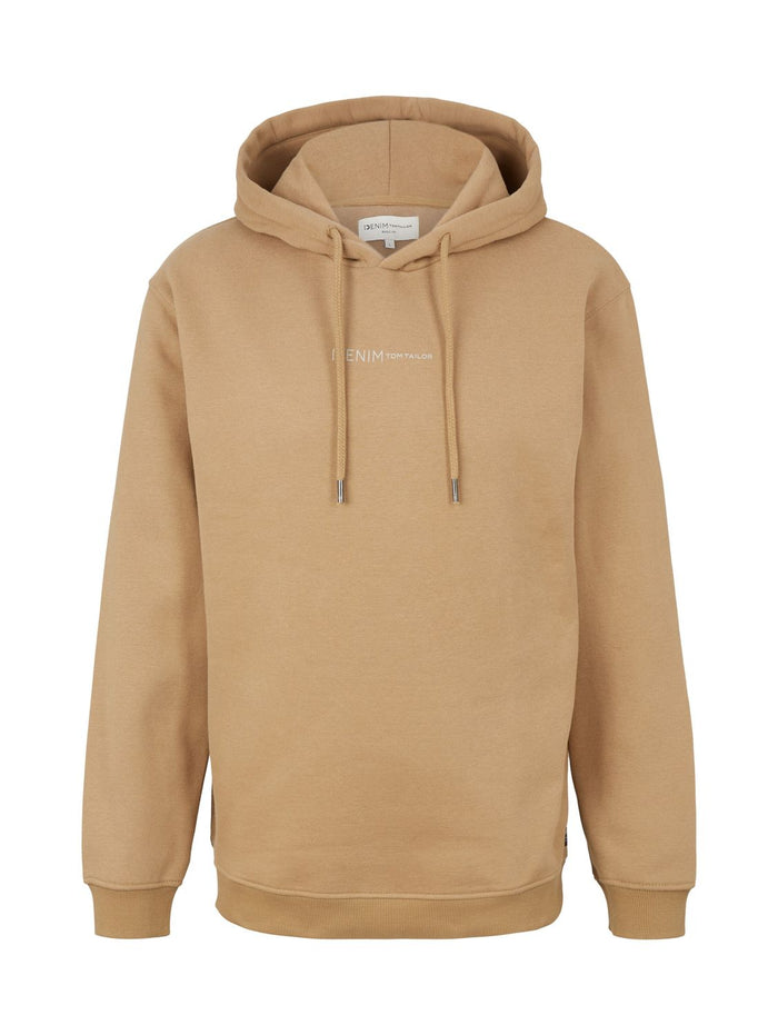 Tom Tailor Denim Herren Hoodie Kapuzenpullover PRINT  - Regular Fit