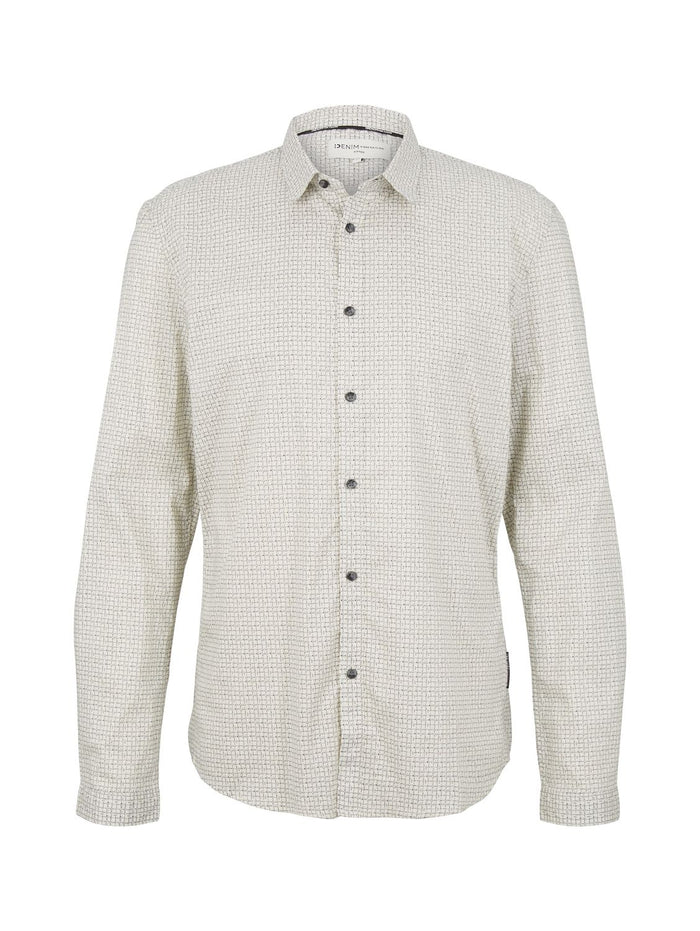 Tom Tailor Denim Herren  Hemd FITTED PRINTED