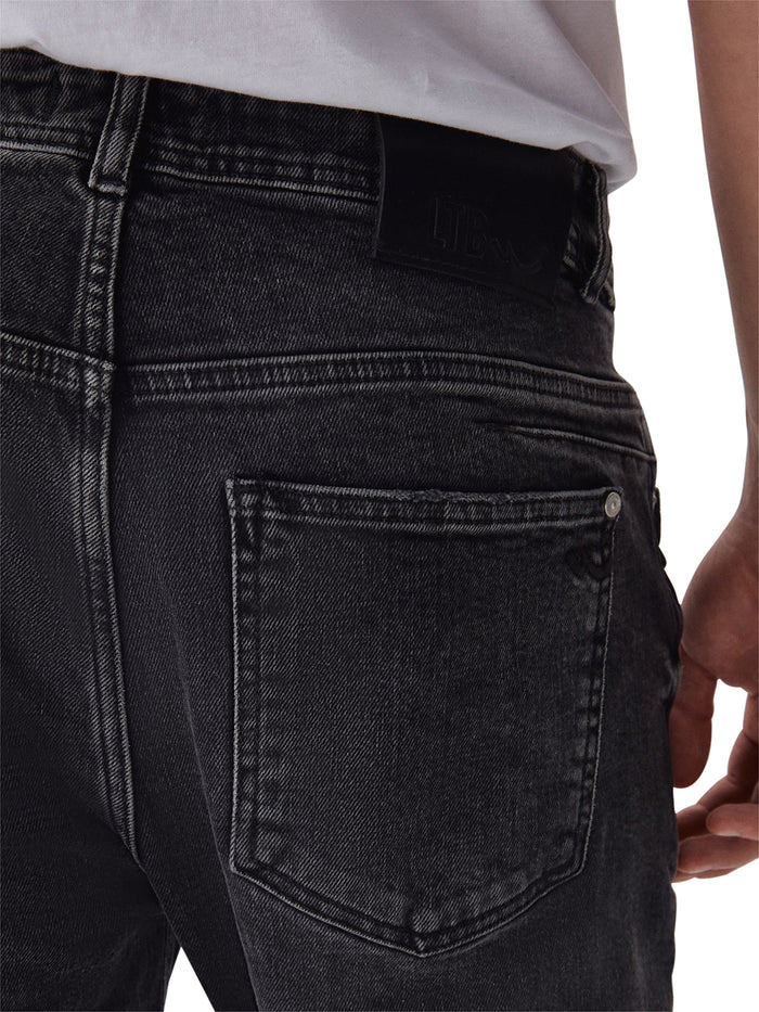 LTB Herren Jeans Henry X -Skinny Tapered Fit - Schwarz - Lennard Wash