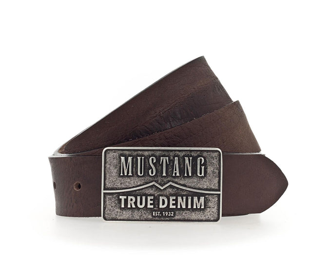 Mustang Herren Ledergürtel MG2170R17 40mm Gürtelbreite