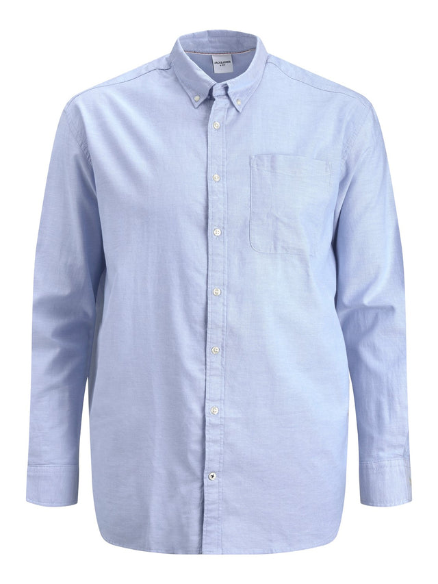Jack & Jones Herren Freizeit Hemd JJEOXFORD Comfort Fit Plussize