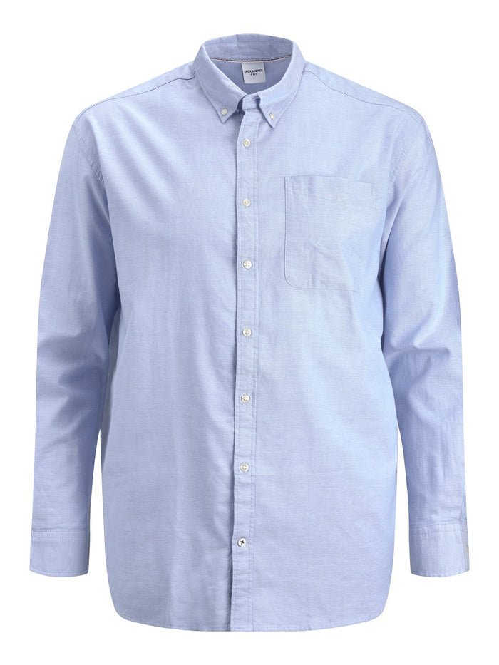 Jack & Jones Herren Freizeit Hemd JJEOXFORD Comfort Fit Plussize