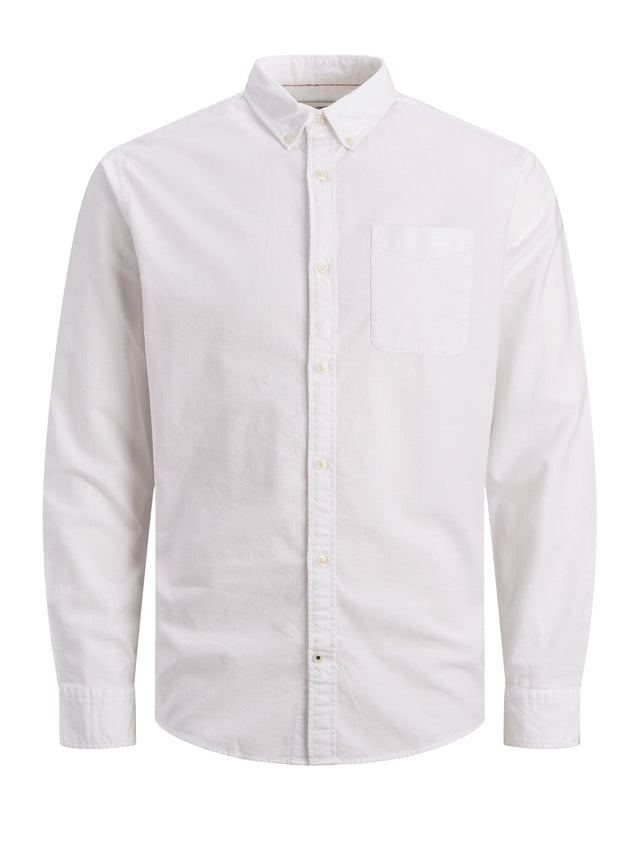 Jack & Jones Herren Freizeit Hemd JJEOXFORD Comfort Fit Plussize