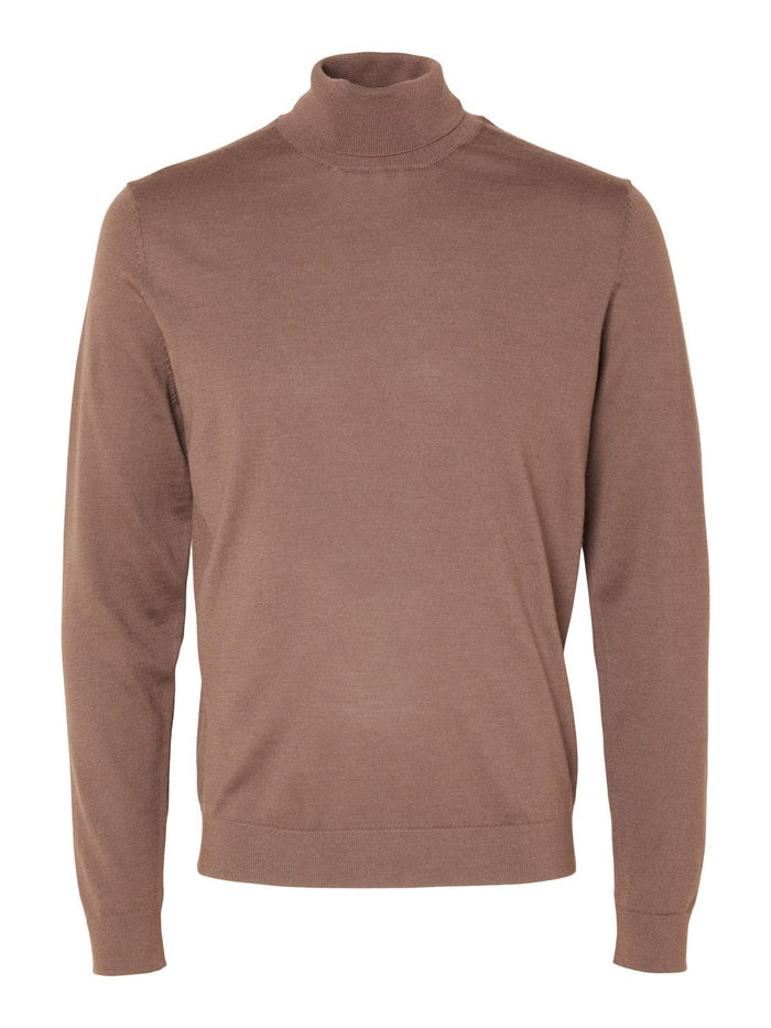 Selected Herren Rollkragen Pullover SLHTOWN MERINO COOLMAX Slim Fit