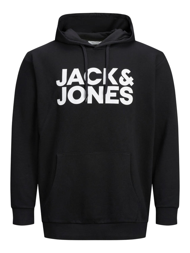 Jack & Jones Herren Hoodie Kapuzenpullover JJECORP LOGO - Regular Fit Plussize