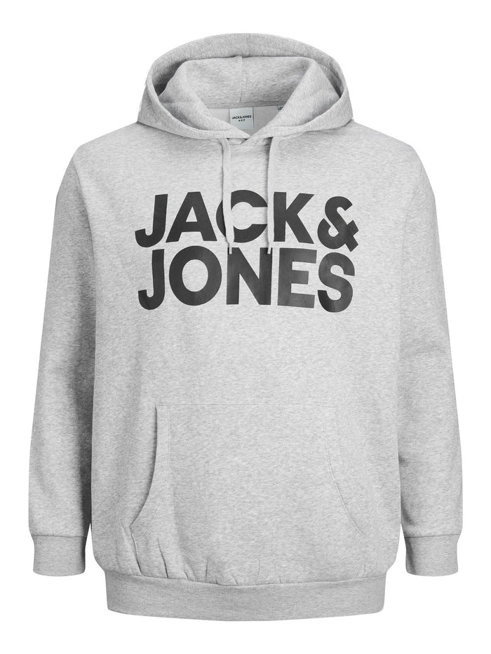 Jack & Jones Herren Hoodie Kapuzenpullover JJECORP LOGO - Regular Fit Plussize