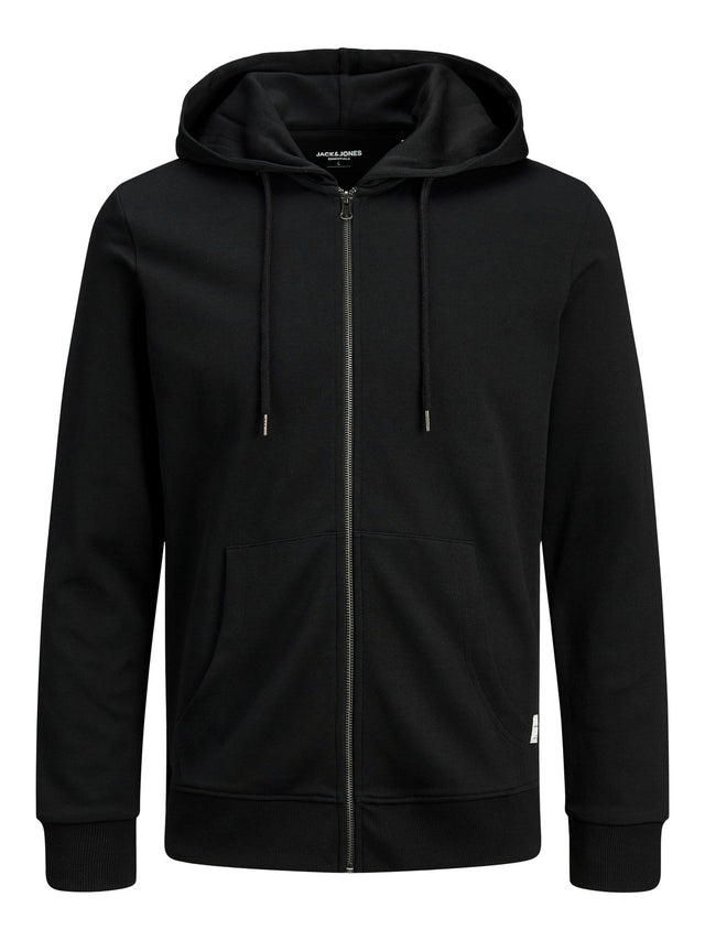 Jack & Jones Herren Hoodie Kapuzenpullover JJEBASIC ZIP - Regular Fit Plussize