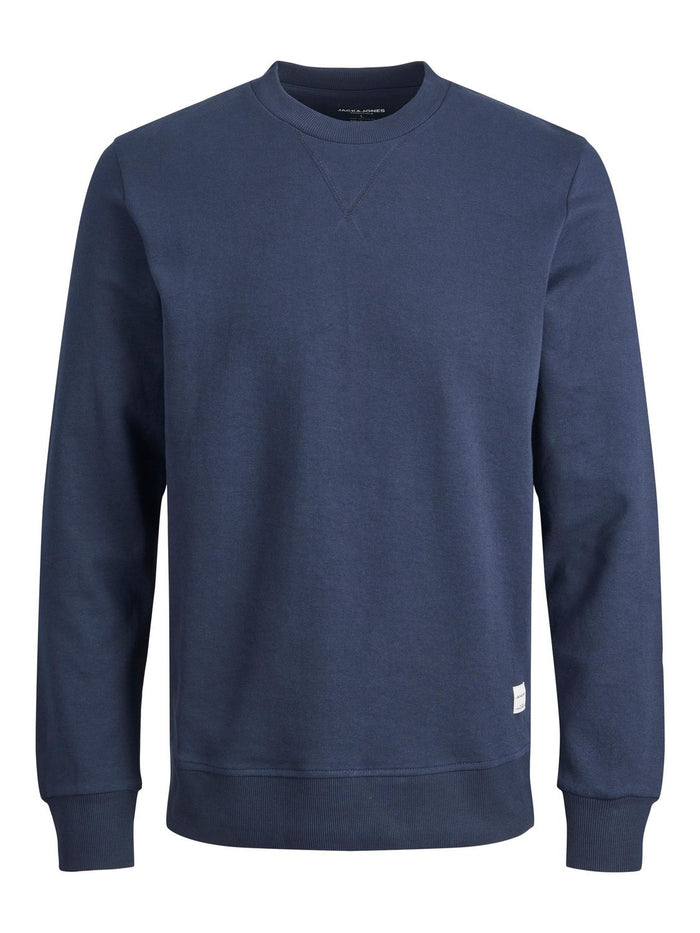 Jack & Jones Herren Rundhals Pullover JJEBASIC Plussize