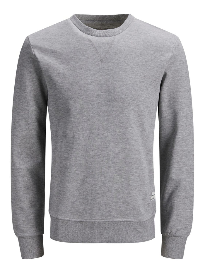 Jack & Jones Herren Rundhals Pullover JJEBASIC Plussize