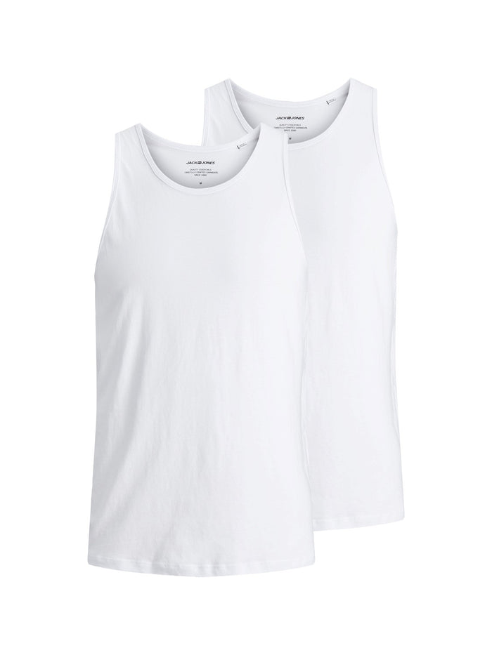 Jack & Jones Herren Rundhals Tank Top JACBASIC 2er PACK - Regular Fit