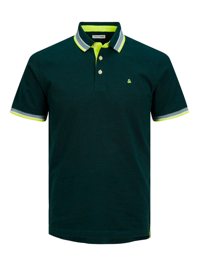 Jack & Jones Herren Poloshirt JJEPAULOS - Relaxed Fit Plussize