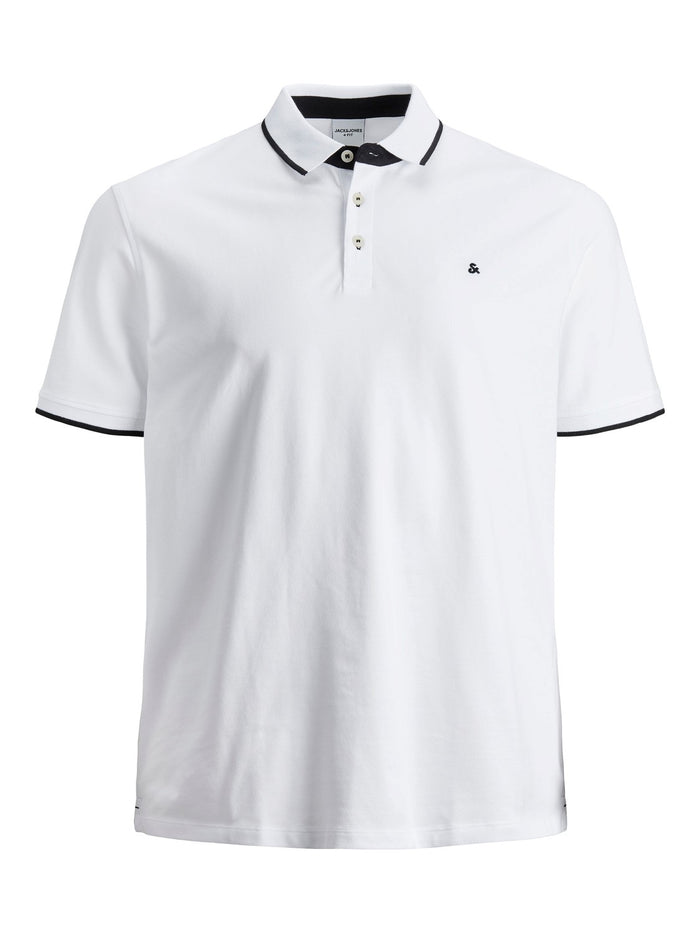 Jack & Jones Herren Poloshirt JJEPAULOS - Relaxed Fit Plussize