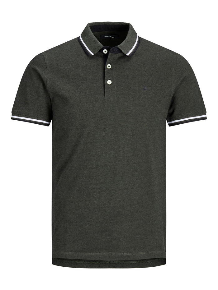 Jack & Jones Herren Poloshirt JJEPAULOS - Relaxed Fit Plussize