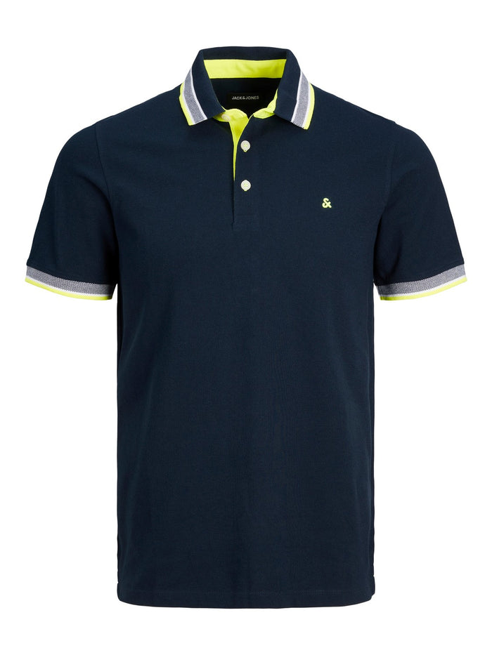 Jack & Jones Herren Poloshirt JJEPAULOS - Relaxed Fit Plussize
