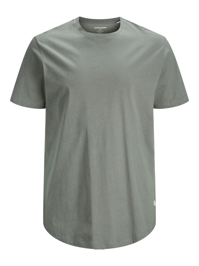 Jack & Jones Herren Rundhals T-Shirt JJENOA - Regular Fit Plussize