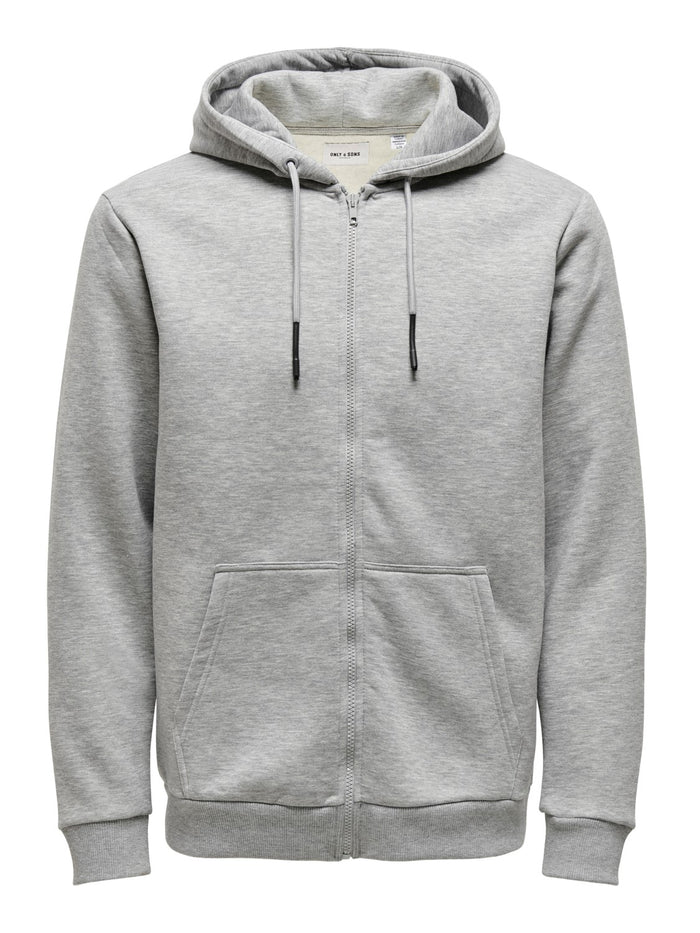 Only & Sons Herren Hoodie Kapuzenpullover ONSCERES ZIP