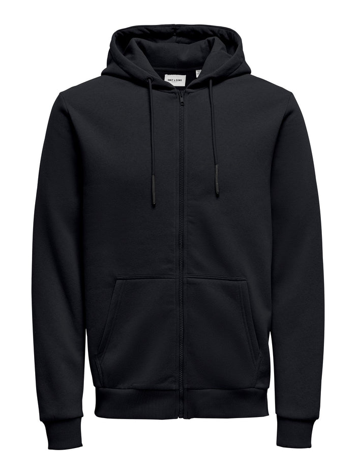 Only & Sons Herren Hoodie Kapuzenpullover ONSCERES ZIP