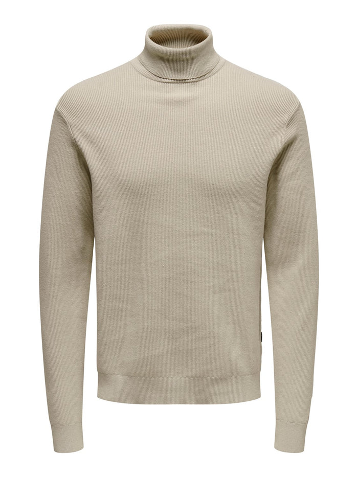 Only & Sons Herren Rollkragen Pullover ONSPHIL - Regular Fit