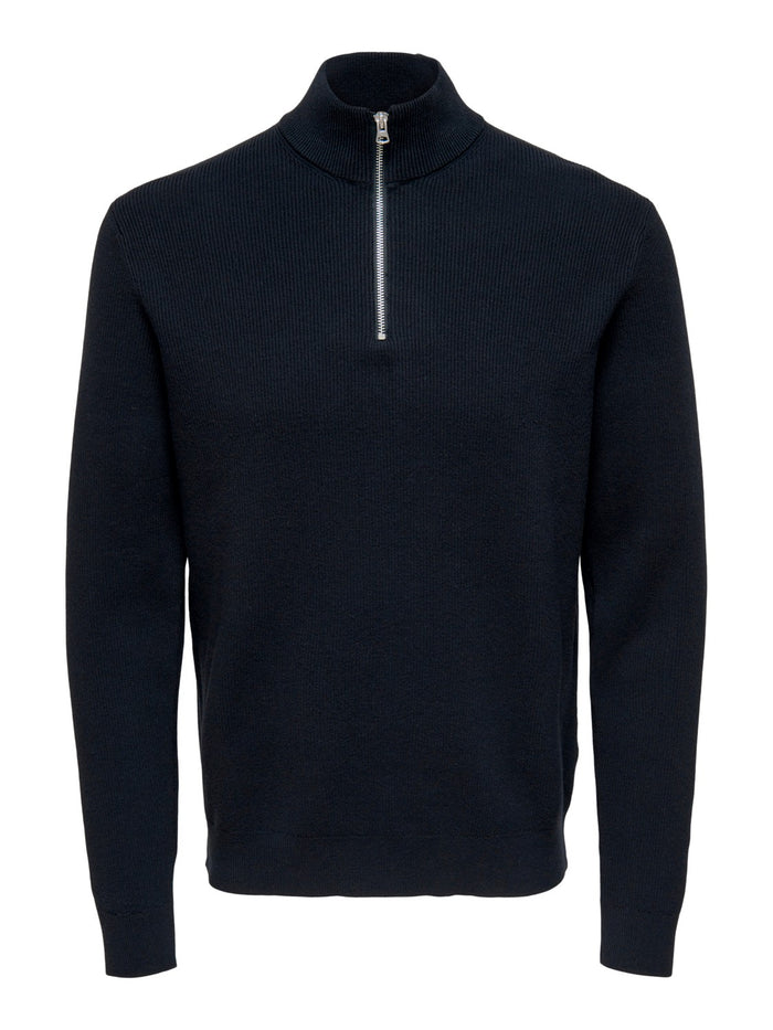 Only & Sons Herren Stehkragen Pullover ONSPHIL - Regular Fit