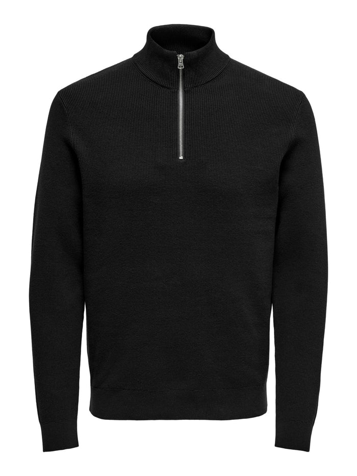 Only & Sons Herren Stehkragen Pullover ONSPHIL - Regular Fit
