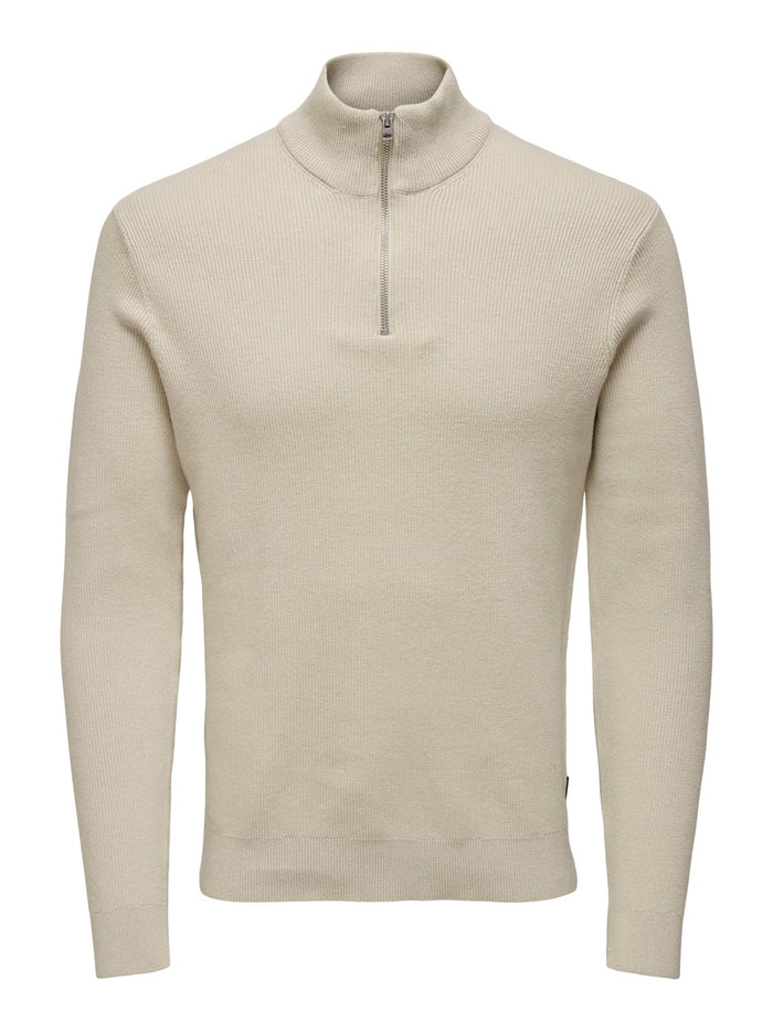 Only & Sons Herren Stehkragen Pullover ONSPHIL - Regular Fit