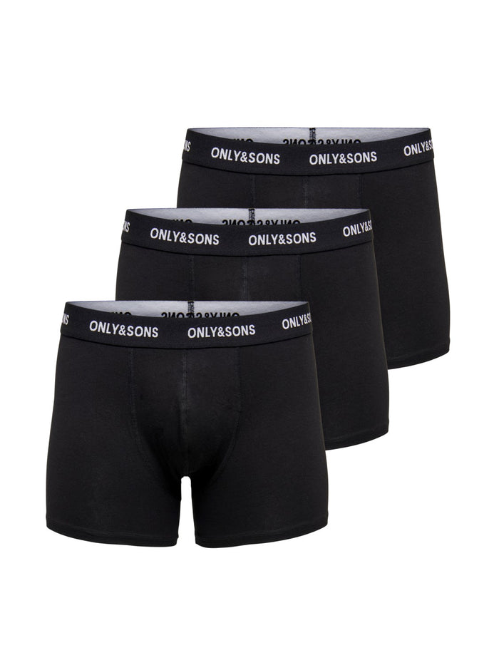 Only & Sons Herren Boxershorts ONSFIT TRUNK 3er Pack