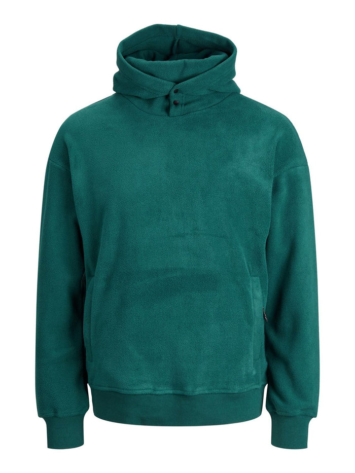 Jack & Jones Herren Hoodie Kapuzenpullover JCOMAP FLEECE - Relaxed Fit